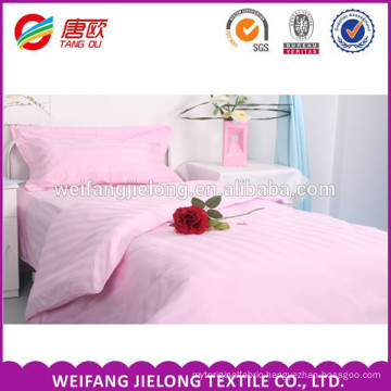 High quality and cheap 100% cotton white satin stripe fabric cotton satin stripe sheeting fabric